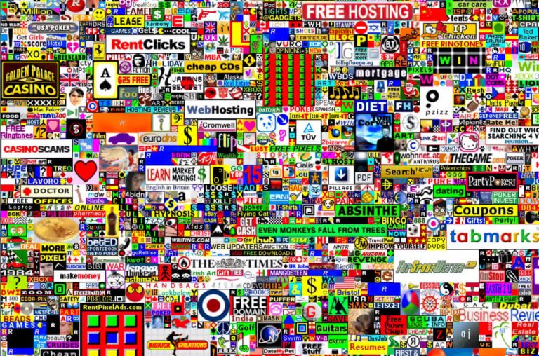The Million Dollar Homepage Poster